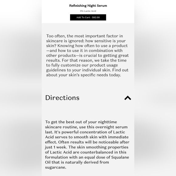 5/75$ Feel Beauty Refinishing Night Serum 5% Lactic Acid - Picture 2 of 9